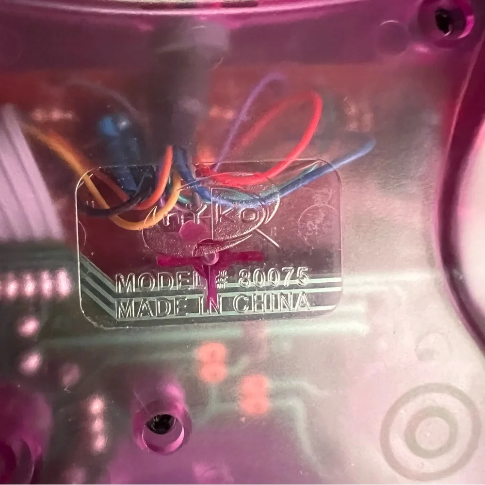 Vintage PlayStation Nyko Viper 2 Platinum Series Purple Controller PS-80075